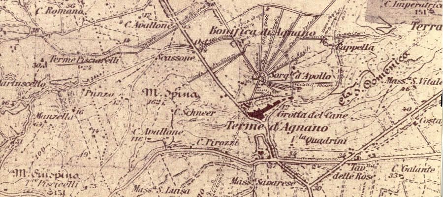 Il sistema idraulico di appartenenza posto a fondo valle della conca di Agnano deominato 